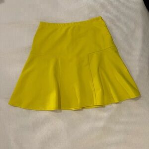 NY Closet Sale! Piperlime Arnyk Yellow Asymmetrical Skater Mini Skirt